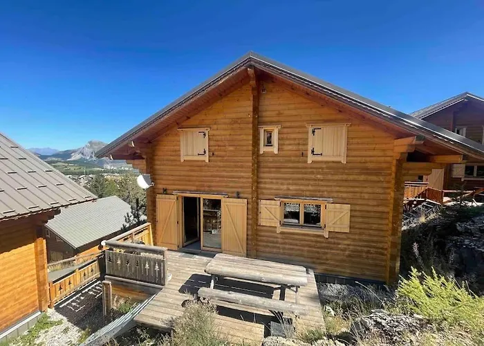 La Joue Du Loup Bord Des Pistes - Chalet En Bois De Charme Pour 10 Personnes