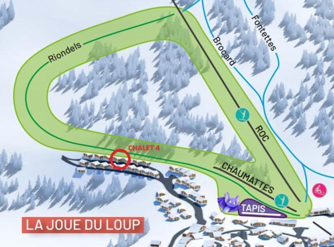 La Joue Du Loup Bord Des Pistes - En Bois De Charme Pour 10 Personnes Chalet Saint-Étienne-en-Dévoluy